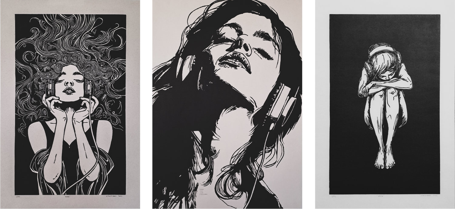 Exclusieve handgedrukte print van Christiaan Dekker. Tijdloze kunst in kleine oplage, gedreven door vakmanschap en visie.